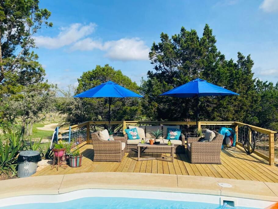 Cottage With Hot Tub And Pool Bandera, Tx. Extérieur photo